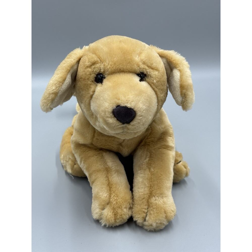 1999 Kids Preferred Yellow Lab Dog Golden Retriever Plush 12” Stuffed Animal